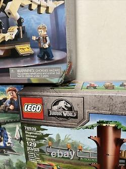 LEGO Lot of 3 Jurassic World T. Rex Dinosaur Fossil Exhibition 76940 76939 7941