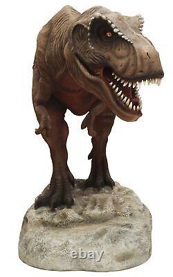 Large Jurassic T-Rex Dinosaur Statue Museum Quality 10FT Long Life Size Outdoors