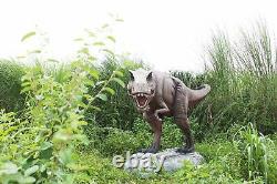Large Jurassic T-Rex Dinosaur Statue Museum Quality 10.5 FT Long Life Size