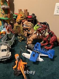 Large Lot T-Rex And Dinosaur Play sets