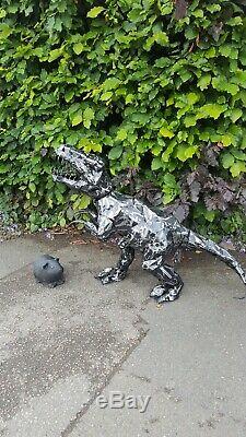 Large Metal T-rex Dinosaur Garden New Ornament/statue/sculpture Outdoor Or In