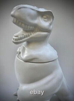 Large Post-Modern T-Rex Dinosaur Ceramic Sculpture