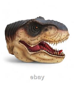 Large T-Rex Head Statue Wall Mount Mouth Open Dinosaur Statue Sculpture