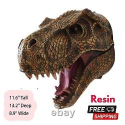 Large Tyrannosaurus Rex Dinosaur Head Wall Sculpture Bust Taxidemy Jurassic Park