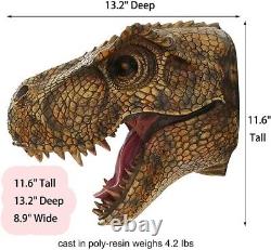 Large Tyrannosaurus Rex Dinosaur Head Wall Sculpture Bust Taxidemy Jurassic Park