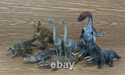 Large lot of Dinosaurs Papo Safari Ltd. T-Rex Diplodocus 10 Figures
