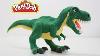 Learn How To Make T Rex Dinosaur For Kids Using Play Doh