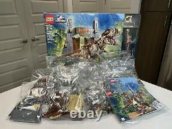 Lego 75936 Jurassic Park T. Rex Rampage 3120 pcs 100% Complete USED RESEALED