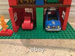 Lego Duplo Custom Fire Station Tower With T Rex Dinosaur