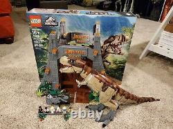 Lego Jurassic Park T REX RAMPAGE 75936 Building Set complete + instructions box