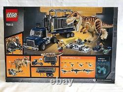 Lego Jurassic World Fallen Kingdom T. Rex Transport Set 75933 Hard To Find