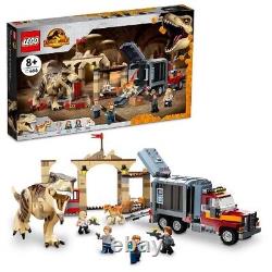 Lego Jurassic World T. Rex & Atrociraptor Dinosaur Breakout 76948 Building Toy