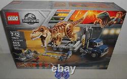 Lego Jurassic World T. Rex Transport 75933 Dinosaur Building Set Tyrannosaurus