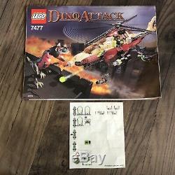 Lego Set 7477 Dino Attack T-1 Typhoon Vs. T-Rex Dinosaur Helicopter With Box