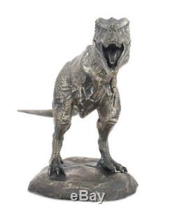 Limited Edition T Rex Dinosaur 8 oz of. 925 Fine Silver Antique Finish 3D Statue