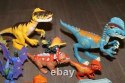 Lot 15 Jurassic World Playskool Heroes Toys T-rex Jeeps Stegosaurus Triceratops