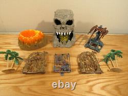 Lot 29 Dinosaurs Dino Plastic + Skull Diorama Piece and Placemat