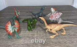 Lot Of 22 Jurassic World Toy Dinosaurs Opposable Mini Raptor Triceratops
