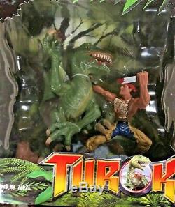 Lot Of 3x Turok Dinosaur Hunter Figures Brand New & Mint! T-rex Raptor Fireseed