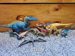 Lot Of 9 Official Jurassic World Dinosaur Figures Great Condition Sounds Work