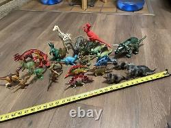 Lot of 26 Jurassic Park World Dinosaur Figures T-Rex, Stegosaurus, etc