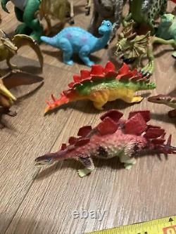 Lot of 26 Jurassic Park World Dinosaur Figures T-Rex, Stegosaurus, etc