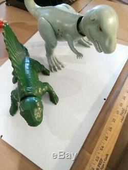 MEGO toys Vintage One Million Years BC Sailback and T-Rex Dinosaur 70's RARE