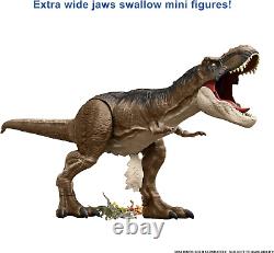 Mattel Jurassic World 3FT T-Rex Figure Colossal Size, Eating Feature