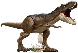 Mattel Jurassic World 3FT T-Rex Figure Colossal Size, Eating Feature