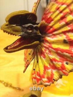 Mattel Jurassic World Amber Collection Diloposaurous Dinosaur Action Figure