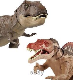 Mattel Jurassic World Biting! T-Rex VS. Biting! Spinosaurus HDH78