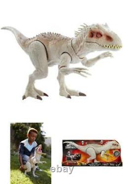 Mattel Jurassic World Dinosaur Rivals DESTROY N DEVOUR INDOMINUS REX T-REX TOY