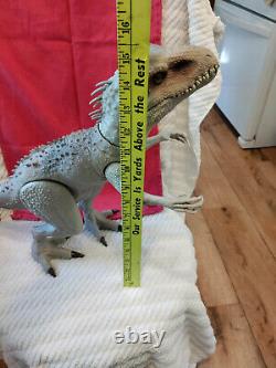 Mattel Jurassic World Thrash'N Devour Tyrannosaurus Rex Figure WORKS See Video
