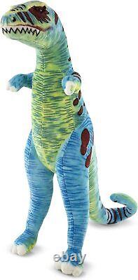 Melissa & Doug Jumbo T-Rex Dinosaur Lifelike Stuffed Animal (over 4 feet tall)