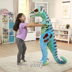 Melissa & Doug Jumbo T-Rex Dinosaur Lifelike Stuffed Animal (over 4 feet tall)