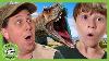 Mom T Rex In Dinosaur Park U0026 More Hunt For Giant Life Size Dinosaurs For Kids In Family Adventure