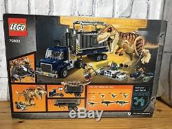 NEW / BOXED / Sealed LEGO 75933 Jurassic World T. Rex Transport Dinosaur Retired