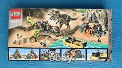 NEW LEGO 75938 T. Rex VS Dino-Mech Battle Set Building Kit, Open Box, Retired