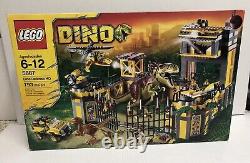 NEW Sealed Box LEGO 5887 Dino Defense HQ set 2012 T-Rex Dinosaurs + Complete