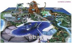 NEW Takara Tomy Ania Jurassic World Big Dinosaur Kingdom Map with Owen & T-Rex