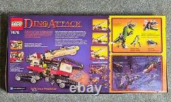 NEW VINTAGE LEGO Dino Attack Iron Predator vs. T-Rex 7476 Unopened Rare 2005
