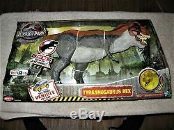 NIB MIP 2009 Jurassic Park HUGE ToysRUs SUPER RARE! Orange Roaring BULL T-REX