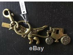 NWT Coach 1941 Rexy and Carriage Bag Charm Keychain Key Fob T-Rex Dinosaur
