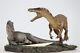 Nanmu Studio Baryonyx Couple Santiago Calypso Figure Spinosauridae Dinosaur Toy