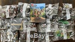New Exclusive Lego 75936 Jurassic Park Gate & Minifigures Only No box, No T-Rex