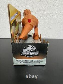 New Fisher-Price Imaginext Jurassic World Thrashin Action T-Rex Dinosaur Toy