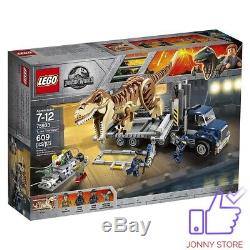 New LEGO Jurassic World T. Rex Transport 75933 Building Kit set toy rare exotic