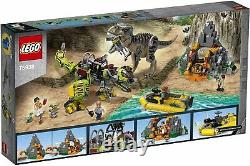 New Lego Jurassic World 75938 T Rex Vs Dinosaur Mech Dinosaur Damaged Box