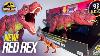 New Red T Rex Real Feel Tyrannosaurus Rex Jurassic Park 30th Anniversary Special Edition Figure