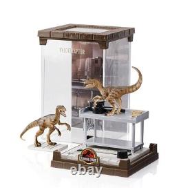 Noble Collection Jurassic Park T-REX, VELOCIRAPTORS, DILOPHOSAURUS 7 Figure Lot